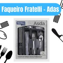 Jogo Talheres Fratelli Inox Asda Premium 26 Pçs c/ Gaveteiro