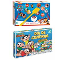 Jogo Tapa Certo Patrulha Canina + Compras Turma Da Monica - NIG Jogo Tapa Certo Patrulha Canina + Compras Turma Da Monica - NIG