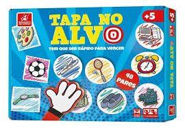 Jogo tapa no alvo objetos