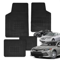 Jogo Tapete 100% Borracha Camry 2008 a 2023 Impermeável Antiderrapante Automotivo 4 Peças
