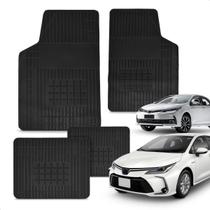 Jogo Tapete 100% Borracha Corolla 1994 a 2026 Impermeável Antiderrapante Automotivo 4 Peças