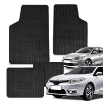 Jogo Tapete 100% Borracha Fluence 2011 a 2018 Impermeável Antiderrapante Automotivo 4 Peças