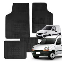 Jogo Tapete 100% Borracha Kangoo 2008 a 2018 Impermeável Antiderrapante Automotivo 4 Peças