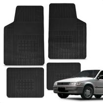 Jogo Tapete 100% Borracha Logus 1993 a 1996 Impermeável Antiderrapante Automotivo 4 Peças