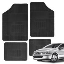 Jogo Tapete 100% Borracha Peugeot 307 2004 a 2012 Impermeável Antiderrapante Automotivo 4 Peças