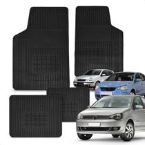 Jogo Tapete 100% Borracha Polo 2003 a 2014 Impermeável Antiderrapante Automotivo 4 Peças