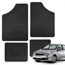 Jogo Tapete 100% Borracha Symbol 2010 a 2013 Impermeável Antiderrapante Automotivo 4 Peças