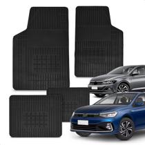 Jogo Tapete 100% Borracha Virtus 2018 a 2026 Impermeável Antiderrapante Automotivo 4 Peças Jogo Tapete 100% Borracha Virtus 2018 a 2026 Impermeável Antiderrapante Automotivo 4 Peças