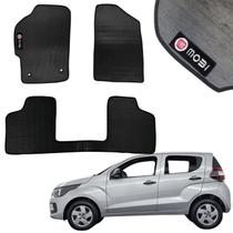 Jogo Tapete 3 Peças PVC Com Borracha Com Logo Nome Fiat Mobi Borado 20162020 Preto Frisart 800.402 Jogo Tapete 3 Peças PVC Com Borracha Com Logo Nome Fiat Mobi Borado 20162020 Preto Frisart 800.402