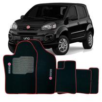 Jogo Tapete adaptavel Personalizado Fiat Uno Vivace Carpete - S3437VM