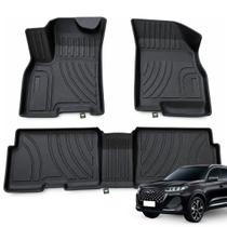 Jogo Tapete Automotivo 3D TPE Borda Alta CAOA Chery Tiggo 7 PRO 2023 2024 2025 2026