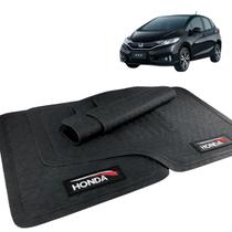 Jogo Tapete Automotivo Borracha Honda New Fit 2015/2021 Jogo Tapete Automotivo Borracha Honda New Fit 2015/2021
