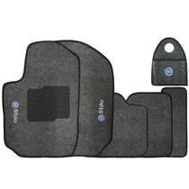 Jogo Tapete Automotivo Carpete + Lixeira Fiat Stilo 2002 à 2011 Soft Logo Bordado Grafite 6 Peças Jogo Tapete Automotivo Carpete + Lixeira Fiat Stilo 2002 à 2011 Soft Logo Bordado Grafite 6 Peças