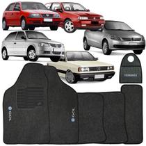 Jogo Tapete Automotivo Carpete + Lixeira Gol G3 2000 à 2005 Soft Logo Bordado Grafite 6 Peças Jogo Tapete Automotivo Carpete + Lixeira Gol G3 2000 à 2005 Soft Logo Bordado Grafite 6 Peças