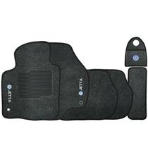 Jogo Tapete Automotivo Carpete + Lixeira Jetta 2011 à 2018 Soft Logo Bordado Grafite 6 Peças Jogo Tapete Automotivo Carpete + Lixeira Jetta 2011 à 2018 Soft Logo Bordado Grafite 6 Peças
