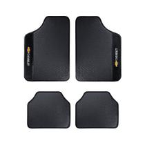 Jogo Tapete Automotivo Carro Borracha Para Chevrolet Bordado