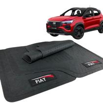 Jogo Tapete Automotivo Fiat Pulse Borracha com Logo