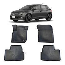 Jogo Tapete Bandeja Vw Novo Polo 2017 2018 2019 2020 2021 2023 2024 2025 Borda Auta