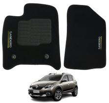 Jogo Tapete Bordado Para Sandero 2012 2013 2014 2015