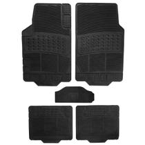 Jogo Tapete Borracha Automotivo Modelo B Tunel Universal Preto