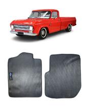 Jogo Tapete Borracha Chevrolet C-10 Cabine Simples 1974 a 1981 com Logo Bordado-800.314 Jogo Tapete Borracha Chevrolet C-10 Cabine Simples 1974 a 1981 com Logo Bordado-800.314