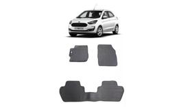 Jogo Tapete Borracha Com Bordado Novo Ford Ka 2014 A 2020 - 800.208