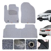 Jogo Tapete Borracha Corolla 2018 2019 Capacho Cor Cinza Linha Robusta Exclusivo 12mm Original Lanzi