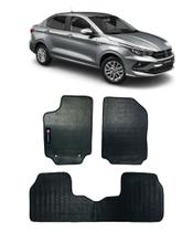 Jogo Tapete Borracha Fiat Cronos 2018 a 2020 com Logo Bordado- 800.405 Jogo Tapete Borracha Fiat Cronos 2018 a 2020 com Logo Bordado- 800.405