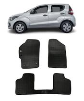 Jogo Tapete Borracha Fiat Mobi 2016 a 2020 com Logo Bordado-800.402 Jogo Tapete Borracha Fiat Mobi 2016 a 2020 com Logo Bordado-800.402