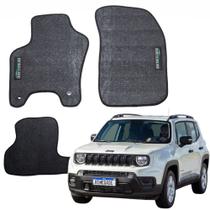 Jogo Tapete Borracha Flexível Impermeável Jeep Renegade 2015 A 2024 - 1805D