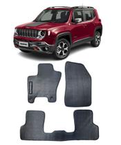 Jogo Tapete Borracha Jeep Renegade 2015 a 2020 com Logo Bordado-800.524 Jogo Tapete Borracha Jeep Renegade 2015 a 2020 com Logo Bordado-800.524
