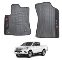 Jogo Tapete Borracha Para Hilux CS 4X4 2016 2017 2018 Jogo Tapete Borracha Para Hilux CS 4X4 2016 2017 2018