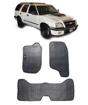 Jogo Tapete Borracha PVC Chevrolet Blazer 1995 a 2011 Com Logo Bordado-800.309 Jogo Tapete Borracha PVC Chevrolet Blazer 1995 a 2011 Com Logo Bordado-800.309