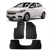Jogo Tapete Borracha PVC Chevrolet Onix LS LT LTZ Joy Activ Com Logo Bordado-800.308
