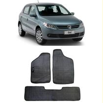 Jogo Tapete Borracha PVC Volkswagen Gol G5 G6 2008 a 2017 Com Logo Bordado-800.106