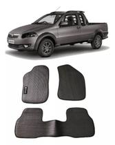 Jogo Tapete Borracha Strada Cabine Dupla 1998/2012 C/bordado - 800.413 Jogo Tapete Borracha Strada Cabine Dupla 1998/2012 C/bordado - 800.413