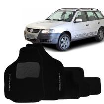 Jogo Tapete Carpete Automotivo Parati Track & Field G3 G4 2002 a 2009 Preto 5 Peças