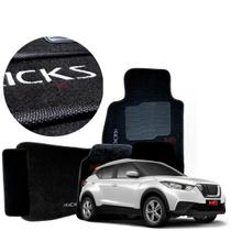 Jogo Tapete Carpete Bordado Nissan Kicks 2017 2018 2019 2020