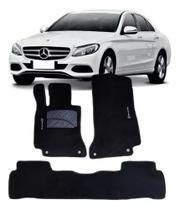 Jogo Tapete Carpete Com Bordado Mercedes C180 Sedan 2018 - 500.646GRF