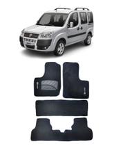Jogo Tapete Carpete Fiat Doblo 7 Lugares 2017 a 2021 Com Logo Bordado Preto-400.341PTO Jogo Tapete Carpete Fiat Doblo 7 Lugares 2017 a 2021 Com Logo Bordado Preto-400.341PTO