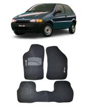 Jogo Tapete Carpete Fiat Palio 1997 a 2012 Com Logo Bordado Preto- 400.305PTO Jogo Tapete Carpete Fiat Palio 1997 a 2012 Com Logo Bordado Preto- 400.305PTO