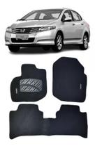 Jogo Tapete Carpete Honda City Ano 2009 Até 2017 - 500.352PTO