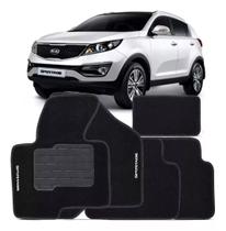 Jogo Tapete Carpete Kia Sportage 2015 Nome Logo Bordado