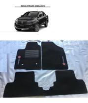 Jogo Tapete/carpete Personalizado Nova Fiat Strada 2020/21