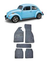 Jogo Tapete Carpete Volkswagen Fusca 1200 1300 1500 1600 59 a 96 Com Logo Bordado Grafite-100.336GRF Jogo Tapete Carpete Volkswagen Fusca 1200 1300 1500 1600 59 a 96 Com Logo Bordado Grafite-100.336GRF