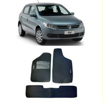 Jogo Tapete Carpete Volkswagen Gol G5 G6 2008 a 2014 Com Logo Bordado Preto-100.310PTO Jogo Tapete Carpete Volkswagen Gol G5 G6 2008 a 2014 Com Logo Bordado Preto-100.310PTO
