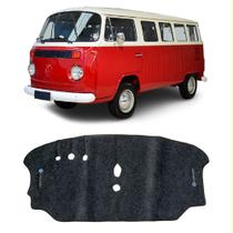 Jogo Tapete Carpete Volkswagen Kombi Clipper 1975 a 1997 Com Logo Bordado Grafite-100.338GRF Jogo Tapete Carpete Volkswagen Kombi Clipper 1975 a 1997 Com Logo Bordado Grafite-100.338GRF