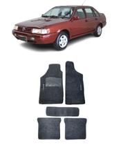 Jogo Tapete Carpete Volkswagen Santana e Quantum 1984 a 1998 Com Logo Bordado Grafite-100.335GRF