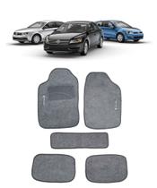 Jogo Tapete Carpete Volkswagen Universal Com Logo Bordado Grafite-100.339GRF