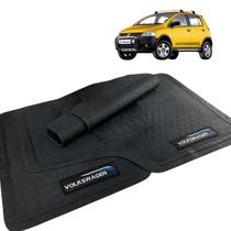 Jogo Tapete CrossFox 2004 2005 2006 2007 Borracha Logo VW